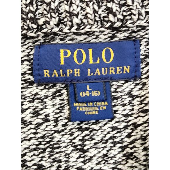 Polo Ralph Lauren 100% Cotton 1/4 Zip Sweater Youth Size Large - Picture 4 of 5